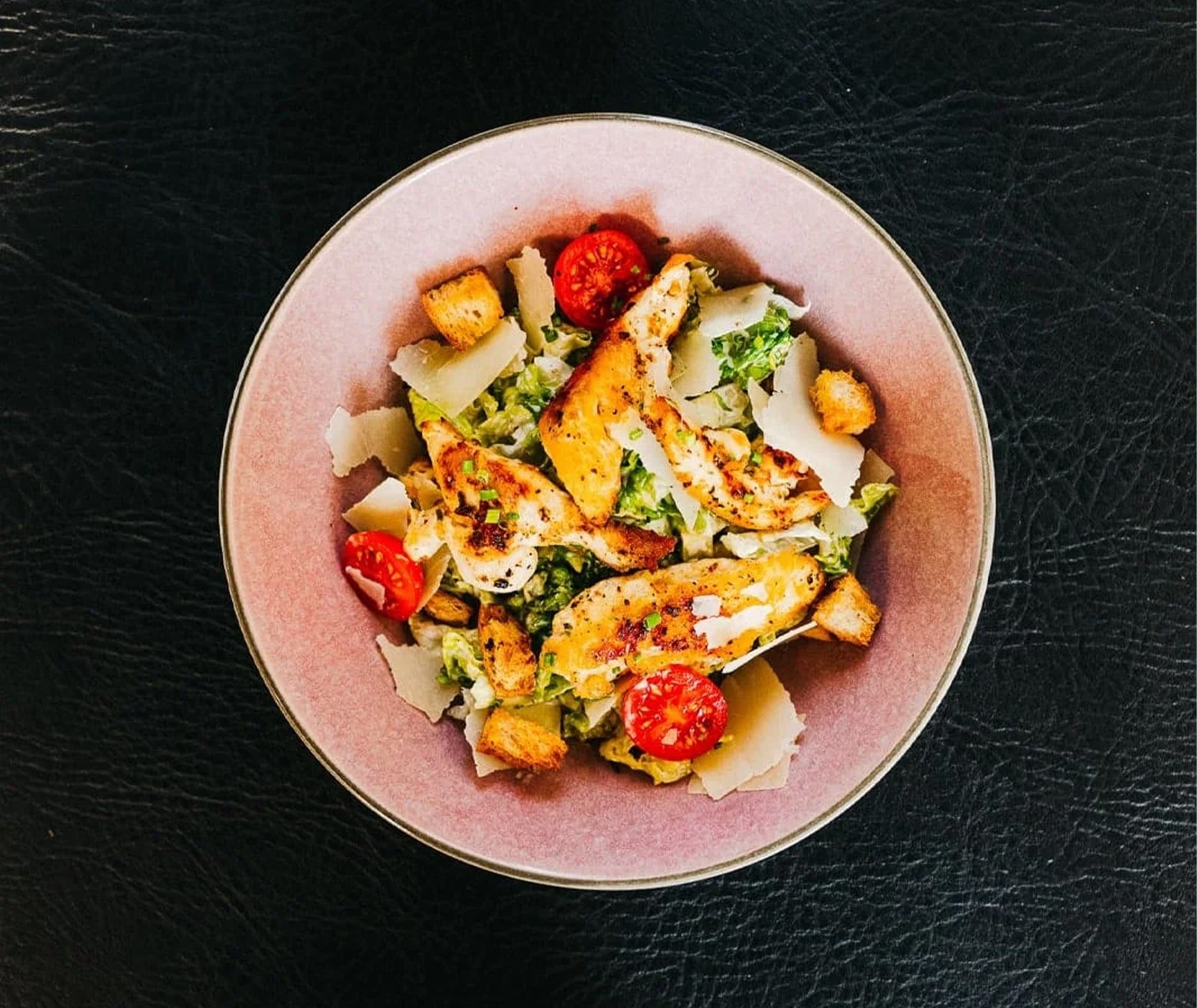 Caesarsalat mit Huhn