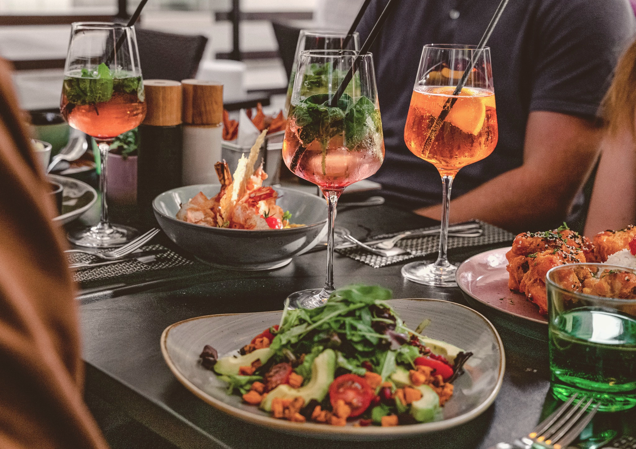 Speisen und Getränke im Restaurant Führich