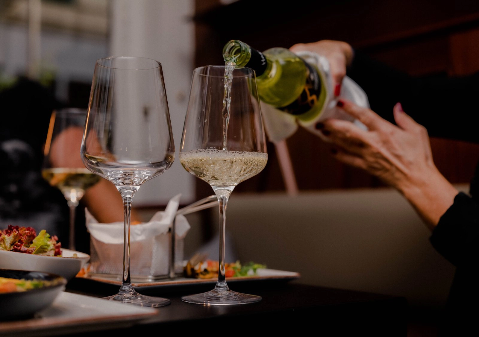 Weinservice im Restaurant Führich