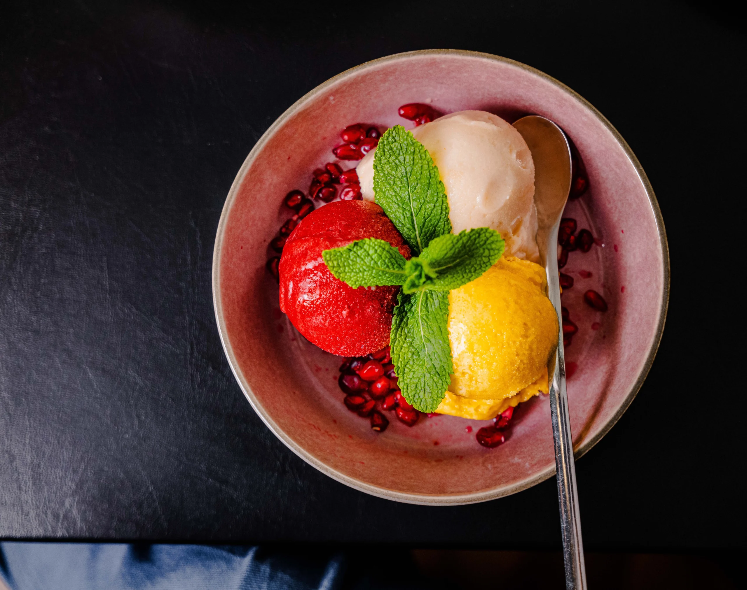 Sorbet im Restaurant Führich
